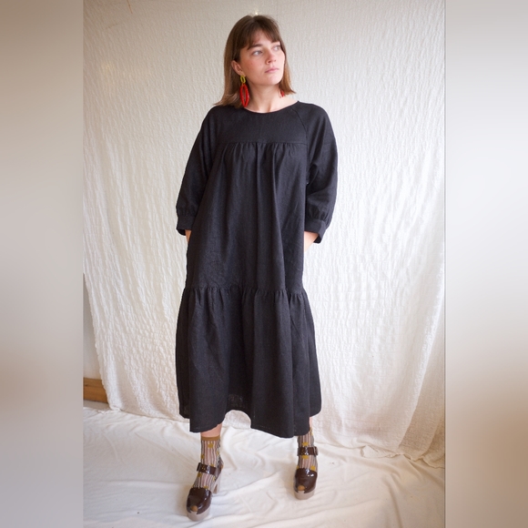 NO LONGER AVAILABLE - Beaton Linen June Dress - Picture 6 of 9